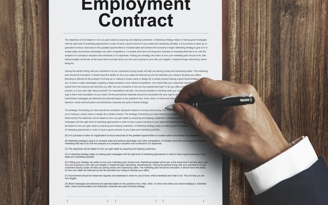 Update Your Employment Contracts Now to Comply with New Legislation